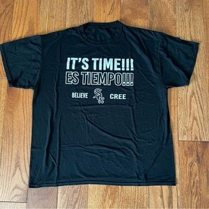 Chicago White Sox Team Issued Latin T Shirt “Es Tiempo” MLB